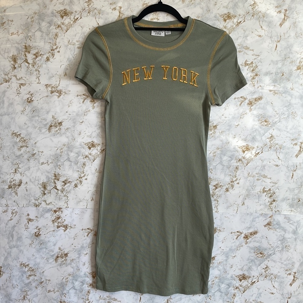 Mighty Fine New York Shirt Dress l SIZE S - Picture 3 of 7